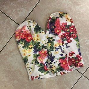 Floral corset